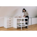 FreeOn Έπιπλο Αλλαξιέρα Mε Ρόδες Mila White FreeOn Έπιπλο Αλλαξιέρα Mε Ρόδες Mila White