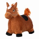 FreeOn Φουσκωτό Αλογάκι Χοπ Χοπ  Με Βελούδινο Κάλυμμα