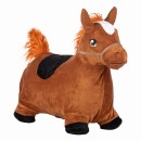 FreeOn Φουσκωτό Αλογάκι Χοπ Χοπ  Με Βελούδινο Κάλυμμα