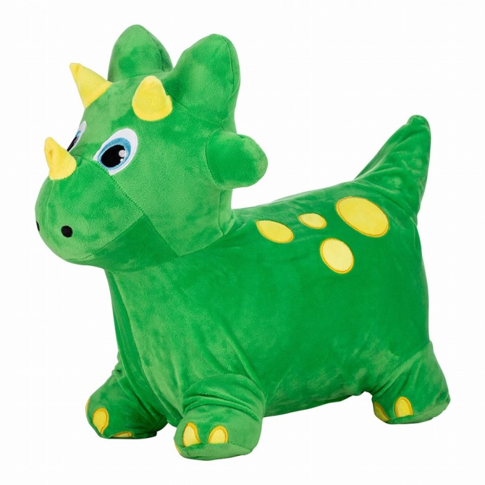 FreeOn Φουσκωτό Δεινόσαυρο Χοπ Χοπ Με Βελούδινο Κάλυμμα