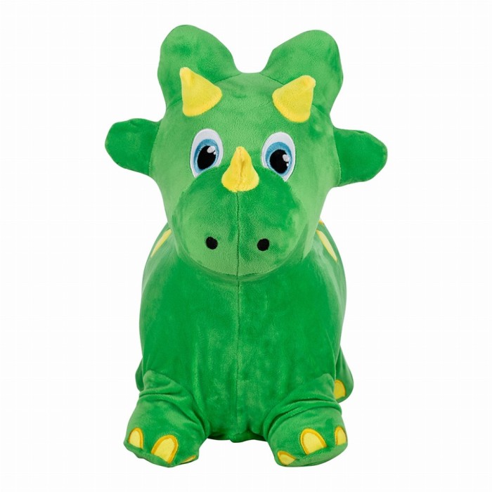 FreeOn Φουσκωτό Δεινόσαυρο Χοπ Χοπ Με Βελούδινο Κάλυμμα