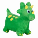 FreeOn Φουσκωτό Δεινόσαυρο Χοπ Χοπ Με Βελούδινο Κάλυμμα