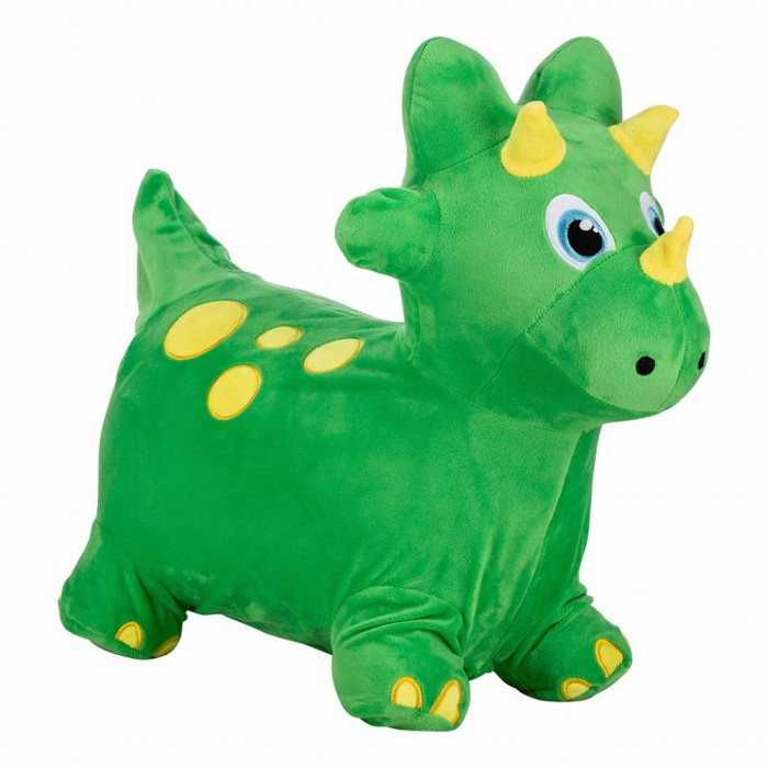 FreeOn Φουσκωτό Δεινόσαυρο Χοπ Χοπ Με Βελούδινο Κάλυμμα