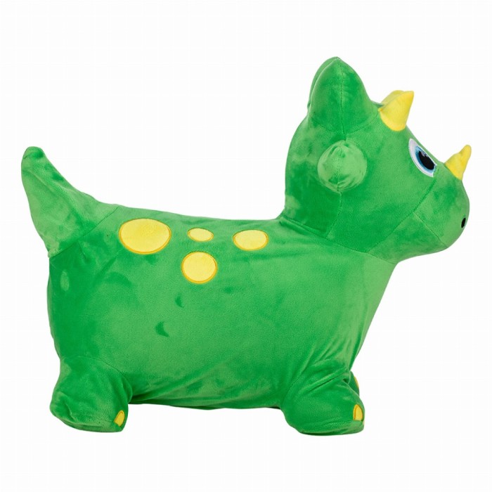 FreeOn Φουσκωτό Δεινόσαυρο Χοπ Χοπ Με Βελούδινο Κάλυμμα