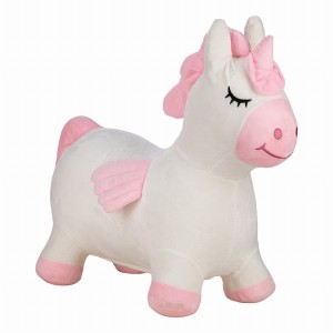 FreeOn Φουσκωτό Μονοκέρος Χοπ Χοπ Με Βελούδινο Κάλυμμα