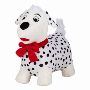 FreeOn Φουσκωτό Σκυλάκι Χοπ Χοπ  Με Βελούδινο Κάλυμμα