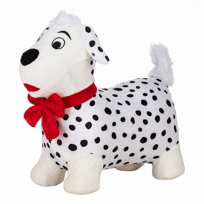 FreeOn Φουσκωτό Σκυλάκι Χοπ Χοπ  Με Βελούδινο Κάλυμμα