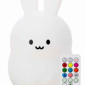 FreeOn Φωτάκι Νυκτός Λαγουδάκι Πολυλειτουργικό Με Τηλεκοντρόλ