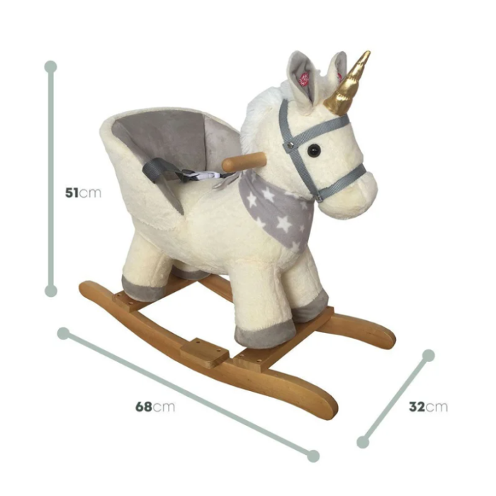 FreeOn Κουνιστό Παιχνίδι Μονόκερος White FreeOn Κουνιστό Παιχνίδι Μονόκερος White