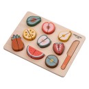 FreeON Ξύλινη Κοπή Φρούτων Με Μαχαίρι Και Δίσκο FreeON Ξύλινη Κοπή Φρούτων Με Μαχαίρι Και Δίσκο