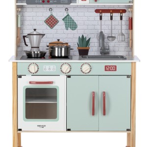 FreeON Ξύλινη Κουζίνα Με Αξεσουάρ Mini Chef