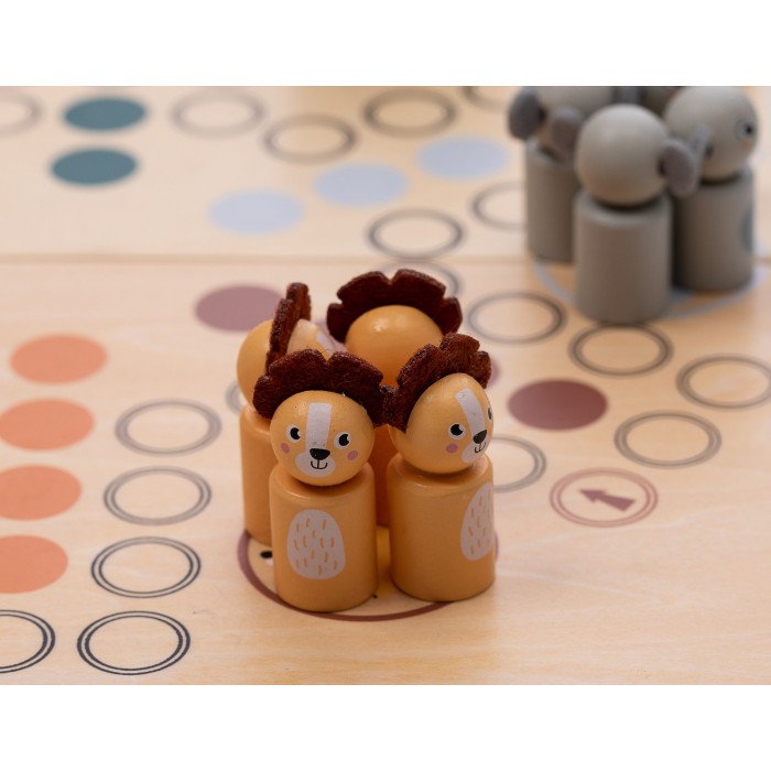 FreeON Ξύλινο Επιτραπέζιο Παιχνίδι Ludo Safari FreeON Ξύλινο Επιτραπέζιο Παιχνίδι Ludo Safari