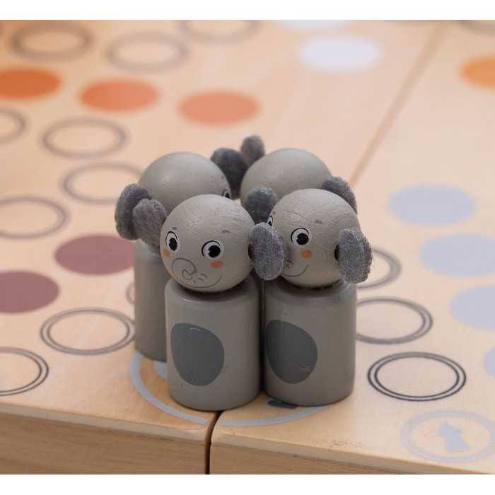 FreeON Ξύλινο Επιτραπέζιο Παιχνίδι Ludo Safari FreeON Ξύλινο Επιτραπέζιο Παιχνίδι Ludo Safari