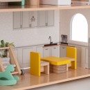 FreeON Ξύλινο Κουκλόσπιτο Με Έπιπλα