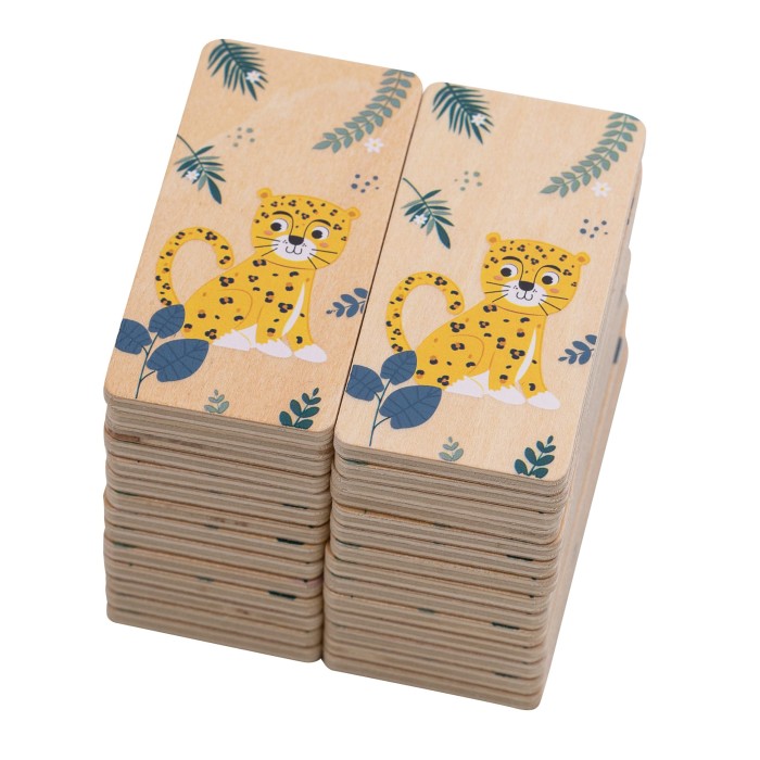 FreeON Ξύλινο Παιχνίδι Ντόμινο Safari 28τμχ FreeON Ξύλινο Παιχνίδι Ντόμινο Safari 28τμχ