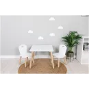 FreeOn Ξύλινο Παιδικό Τραπέζι Mε 2 Καρέκλες Athena White FreeOn Ξύλινο Παιδικό Τραπέζι Mε 2 Καρέκλες Athena White
