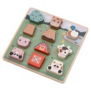 FreeON Ξύλινο Παζλ Σχήματα Φάρμα FreeON Ξύλινο Παζλ Σχήματα Φάρμα