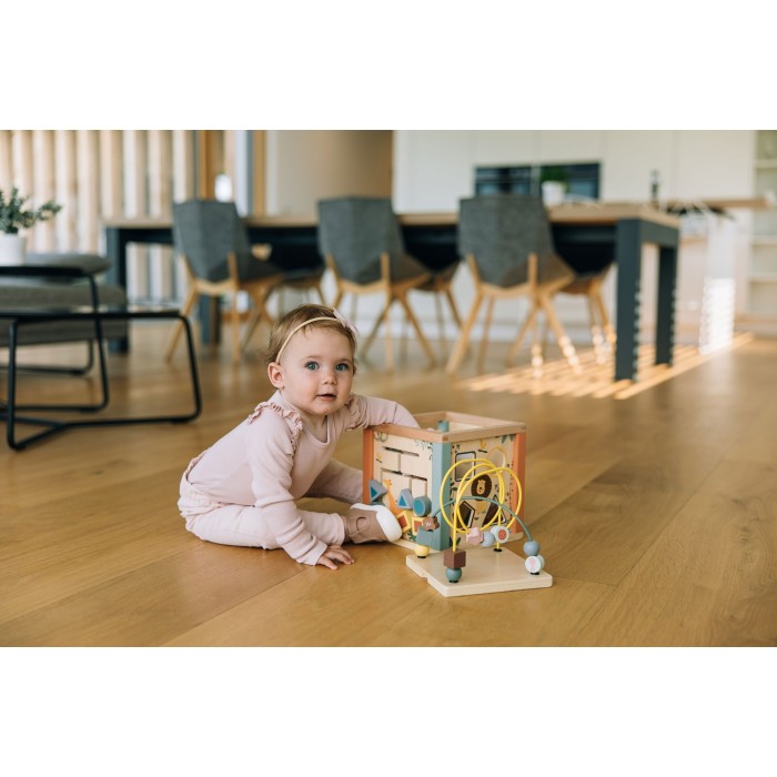 FreeON Ξύλινος Εκπαιδευτικός Κύβος Δραστηριοτήτων