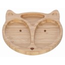 FreeOn Παιδικό Πιάτο Φαγητού Από Bamboo Με Αντιολισθητική Βάση Fox FreeOn Παιδικό Πιάτο Φαγητού Από Bamboo Με Αντιολισθητική Βάση Fox