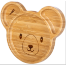 FreeOn Παιδικό Πιάτο Φαγητού Από Bamboo Με Αντιολισθητική Βάση Koala