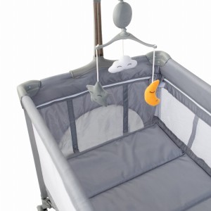 Freeon Παρκοκρέβατο 2 Επιπέδων Elephants Grey Freeon Παρκοκρέβατο 2 Επιπέδων Elephants Grey