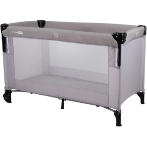 Freeon Παρκοκρέβατο 2 Επιπέδων Γκρι