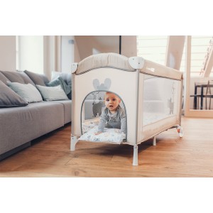 FreeOn Παρκοκρέβατο Balloon Μπεζ Hippo