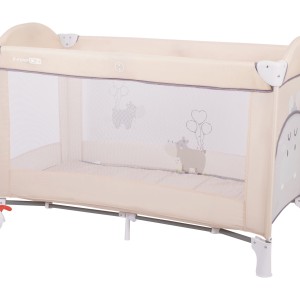 FreeOn Παρκοκρέβατο Balloon Μπεζ Hippo FreeOn Παρκοκρέβατο Balloon Μπεζ Hippo