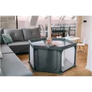 FreeON Παρκοκρέβατο Eξάγωνο Γκρι