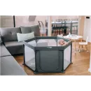 FreeON Παρκοκρέβατο Eξάγωνο Γκρι