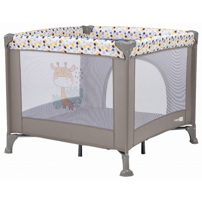 Freeon Παρκοκρέβατο Τετράγωνο Square Playpen Giraffe