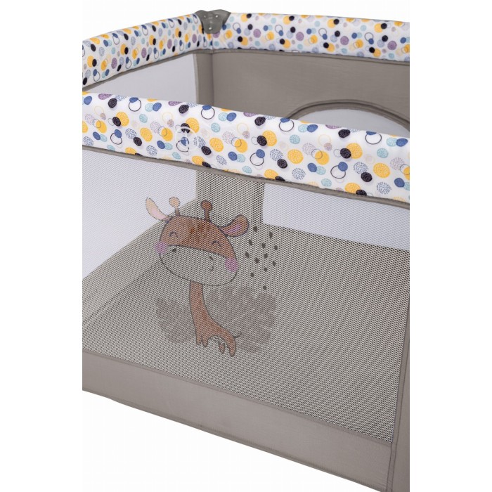 Freeon Παρκοκρέβατο Τετράγωνο Square Playpen Giraffe
