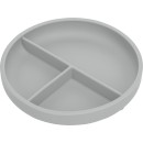 FreeOn Πιάτο Σιλικόνης με Χωρίσματα Γκρι FreeOn Πιάτο Σιλικόνης με Χωρίσματα Γκρι