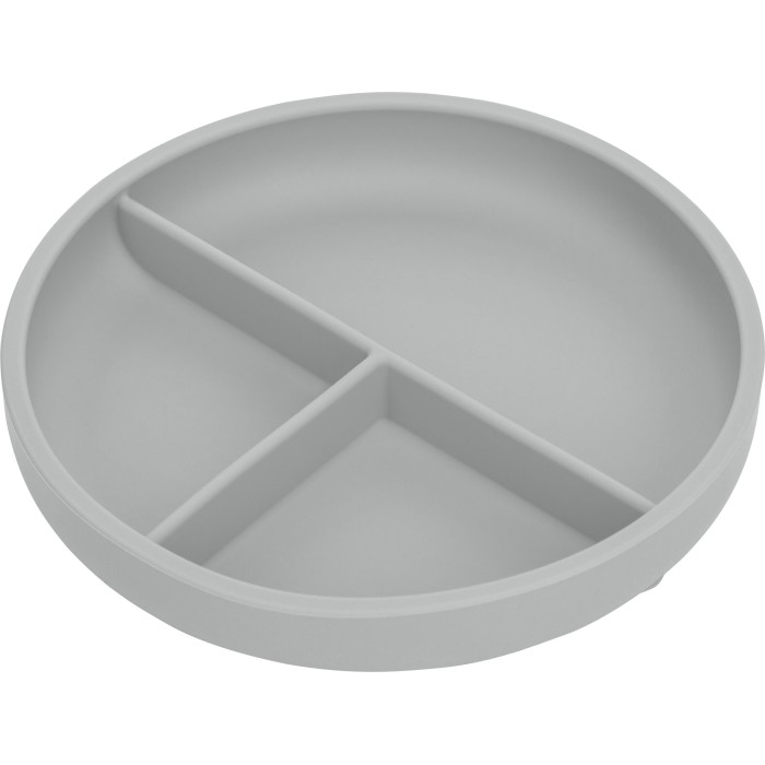 FreeOn Πιάτο Σιλικόνης με Χωρίσματα Γκρι FreeOn Πιάτο Σιλικόνης με Χωρίσματα Γκρι