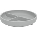 FreeOn Πιάτο Σιλικόνης με Χωρίσματα Γκρι FreeOn Πιάτο Σιλικόνης με Χωρίσματα Γκρι