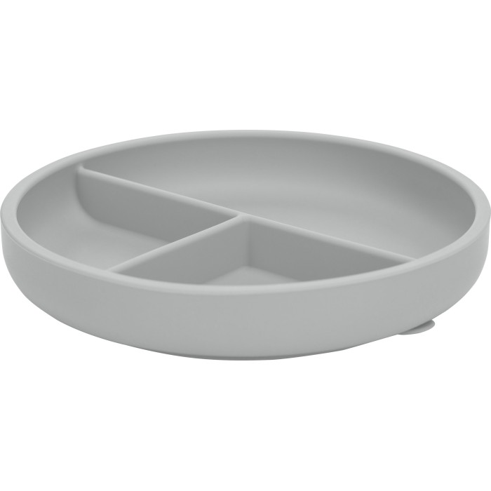 FreeOn Πιάτο Σιλικόνης με Χωρίσματα Γκρι FreeOn Πιάτο Σιλικόνης με Χωρίσματα Γκρι