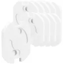 FreeON Προστατευτικό Κάλυμμα πρίζας Λευκό 10τμχ