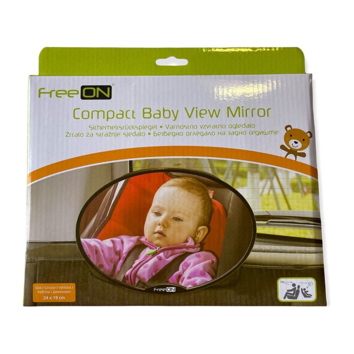 FreeON Ρυθμιζόμενος Καθρέπτης Πίσω Καθίσματος 25x23x2εκ. FreeON Ρυθμιζόμενος Καθρέπτης Πίσω Καθίσματος 25x23x2εκ.