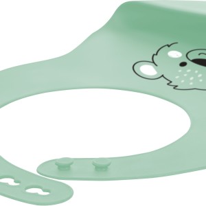 FreeOn Σαλιάρα Σιλικόνης Πράσινη Bear