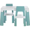FreeOn Σετ Παιδικό Τραπέζι Mε 2 Καρέκλες Neo White Green FreeOn Σετ Παιδικό Τραπέζι Mε 2 Καρέκλες Neo White Green