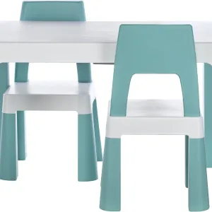 FreeOn Σετ Παιδικό Τραπέζι Mε 2 Καρέκλες  Neo White Green