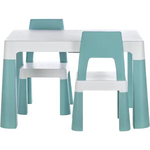 FreeOn Σετ Παιδικό Τραπέζι Mε 2 Καρέκλες  Neo White Green