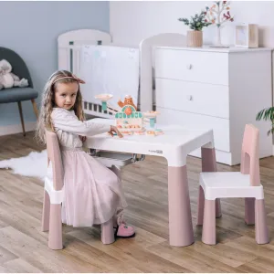 FreeOn Σετ Παιδικό Τραπέζι Mε 2 Καρέκλες Neo White Pink FreeOn Σετ Παιδικό Τραπέζι Mε 2 Καρέκλες Neo White Pink