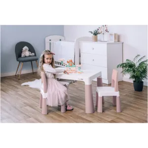 FreeOn Σετ Παιδικό Τραπέζι Mε 2 Καρέκλες Neo White Pink FreeOn Σετ Παιδικό Τραπέζι Mε 2 Καρέκλες Neo White Pink