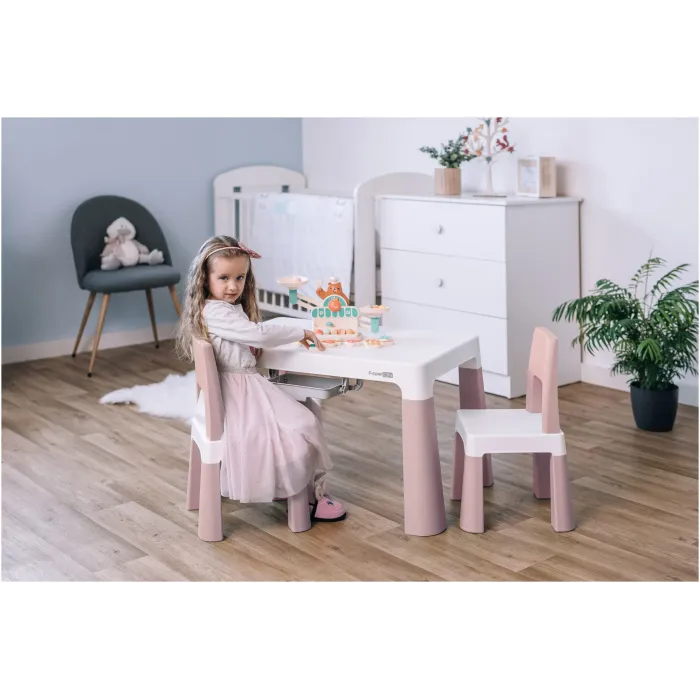 FreeOn Σετ Παιδικό Τραπέζι Mε 2 Καρέκλες Neo White Pink FreeOn Σετ Παιδικό Τραπέζι Mε 2 Καρέκλες Neo White Pink
