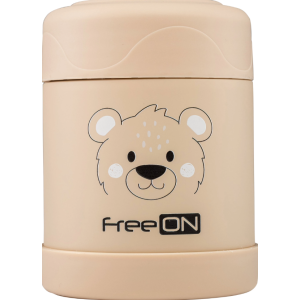 FreeON Θερμό Φαγητού 350ml Bear Μπεζ