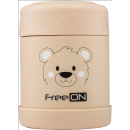 FreeON Θερμό Φαγητού 350ml Bear Μπεζ