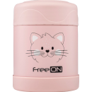 FreeON Θερμό Φαγητού 350ml Kitty Ροζ