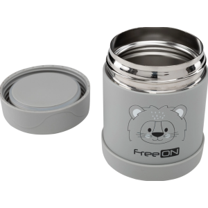 FreeON Θερμό Φαγητού 350ml Lion Γκρι FreeON Θερμό Φαγητού 350ml Lion Γκρι