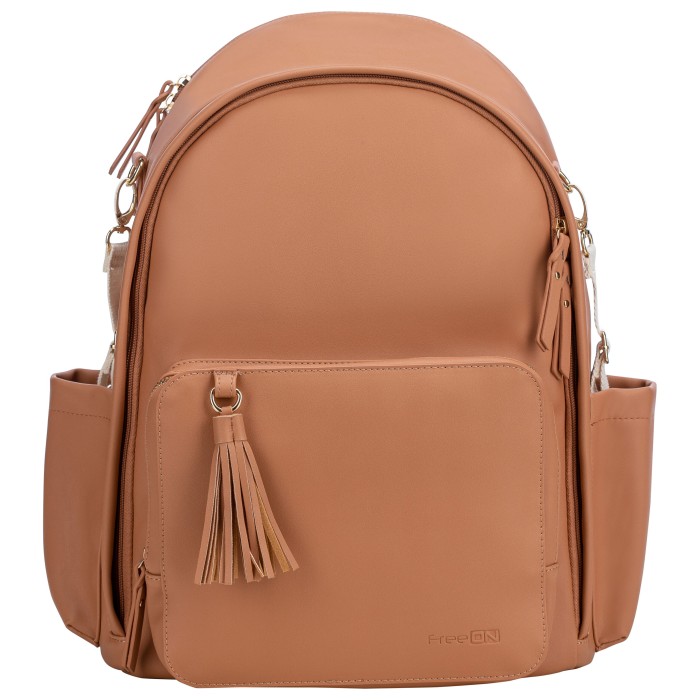 FreeOn Τσάντα-Αλλαξιέρα Πλάτης Glamour Brown FreeOn Τσάντα-Αλλαξιέρα Πλάτης Glamour Brown